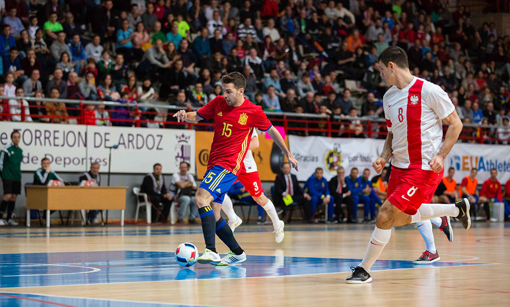 España vs Polonia 2016 (Torrejón de Ardoz) - AJFS Asociación de Jugadores de Fútbol Sala